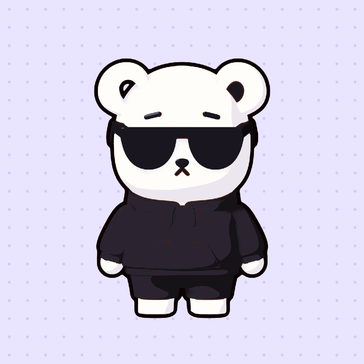 Flat Character Keychain